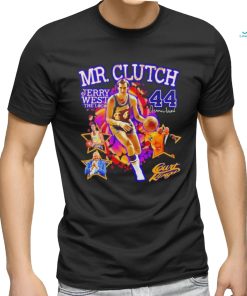 Mr Clutch Jerry West the logo Los Angeles Lakes signature shirt