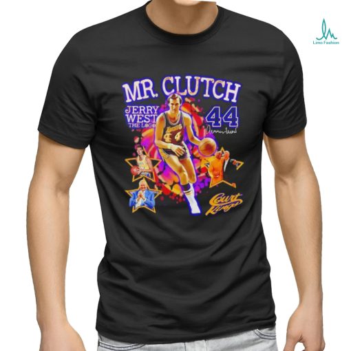 Mr Clutch Jerry West the logo Los Angeles Lakes signature shirt