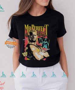 Mr Perfect Curt Hennig Poster Print Black T shirt