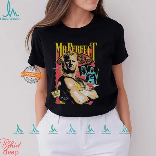 Mr Perfect Curt Hennig Poster Print Black T shirt