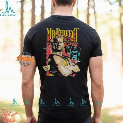 Mr Perfect Curt Hennig Poster Print Black T shirt