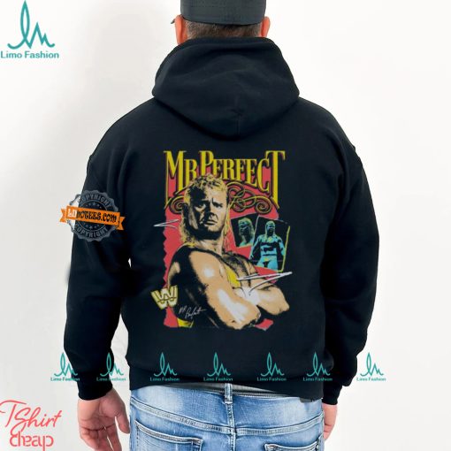 Mr Perfect Curt Hennig Poster Print Black T shirt