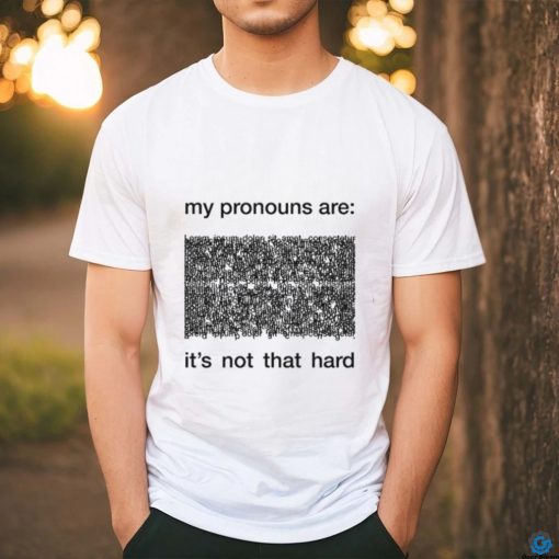 My Pronouns Are It’s Not That Hard Shirt