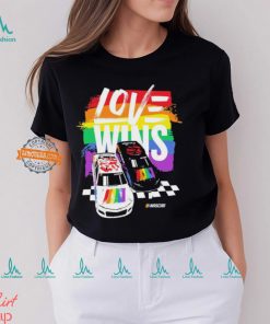 NASCAR Checkered Flag Sports Love Wins Pride Shirt