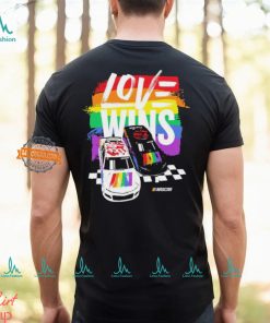 NASCAR Checkered Flag Sports Love Wins Pride Shirt