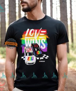 NASCAR Checkered Flag Sports Love Wins Pride Shirt