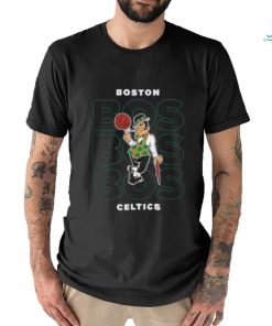 NBA Boston Celtics Stacked City Logo T Shirt