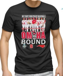 NC State Wolfpack Baseball Team Omaha Bound Signatures shirt