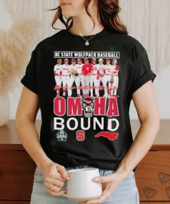 NC State Wolfpack Baseball Team Omaha Bound Signatures shirt
