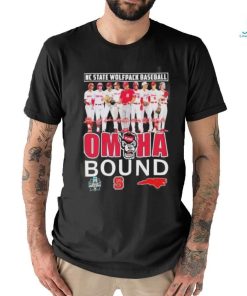 NC State Wolfpack Baseball Team Omaha Bound Signatures shirt