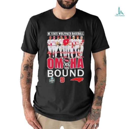 NC State Wolfpack Baseball Team Omaha Bound Signatures shirt