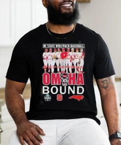 NC State Wolfpack Baseball Team Omaha Bound Signatures shirt