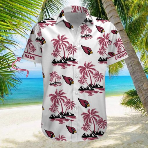 NFL Arizona Cardinals Palm Tree Tropical Summer Hawaiian Shirt