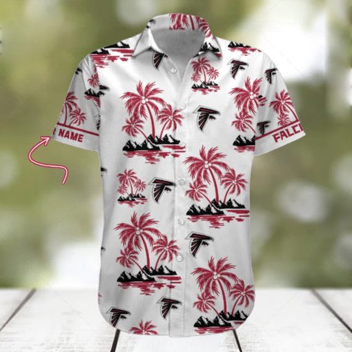 NFL Atlanta Falcons Palm Tree Tropical Summer Hawaiian Shirt