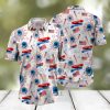 SAS Scandinavian Airlines Boeing 737 800 airplane Hawaiian Shirt Tropical Summer