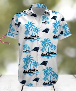 NFL Carolina Panthers Palm Tree Tropical Summer Hawaiian Shirt