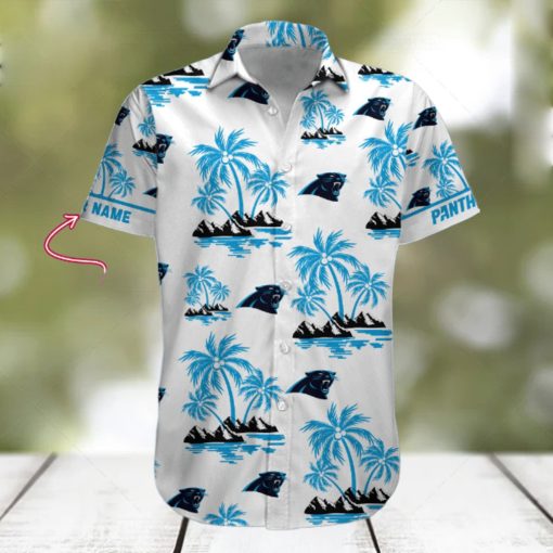 NFL Carolina Panthers Palm Tree Tropical Summer Hawaiian Shirt