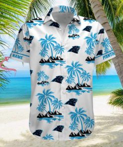 NFL Carolina Panthers Palm Tree Tropical Summer Hawaiian Shirt