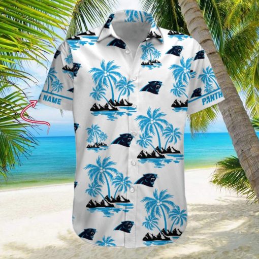 NFL Carolina Panthers Palm Tree Tropical Summer Hawaiian Shirt