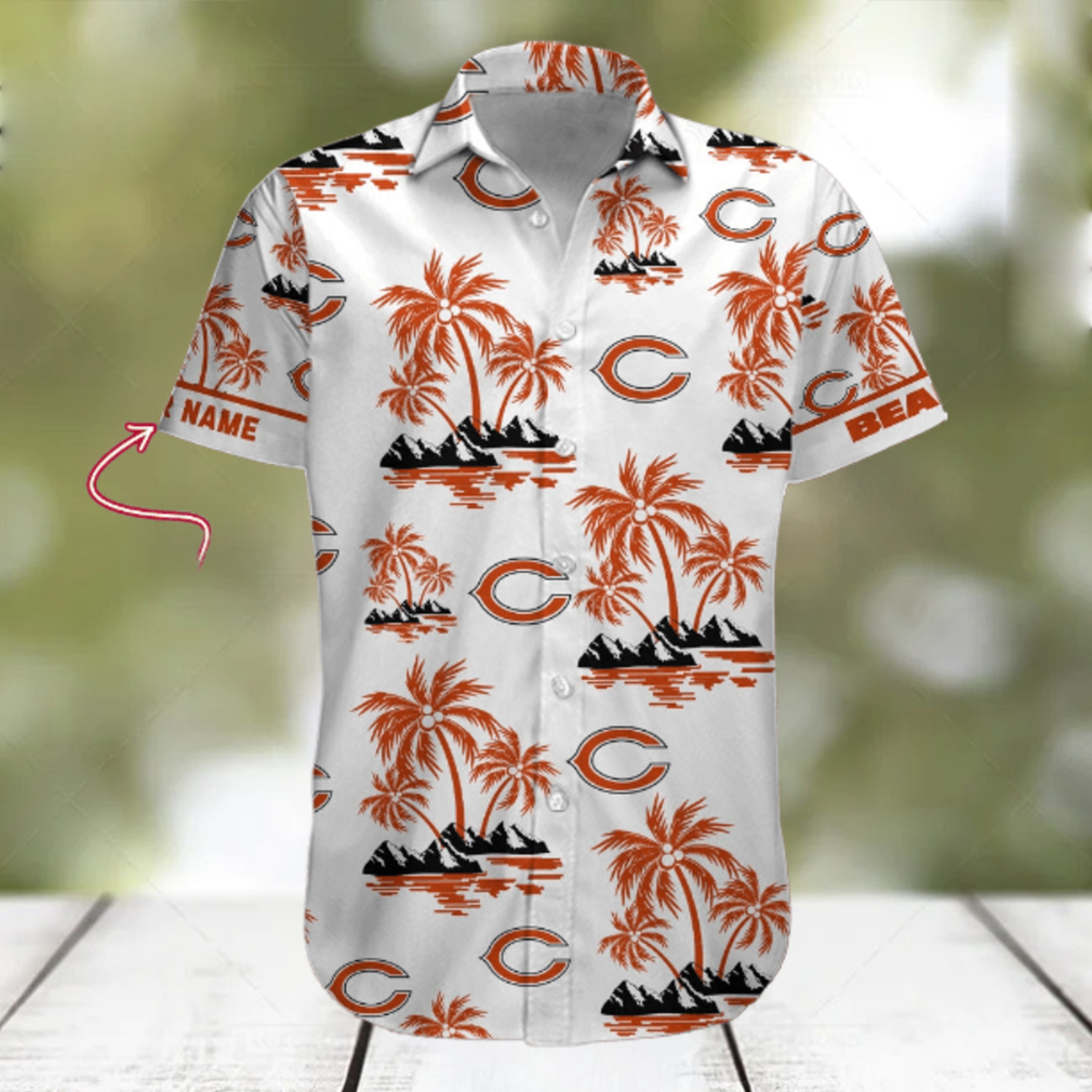 NFL Chicago Bears Palm Tree Tropical Summer Hawaiian Shirt NFL Chicago Bears Palm Tree Tropical Summer Hawaiian Shirt