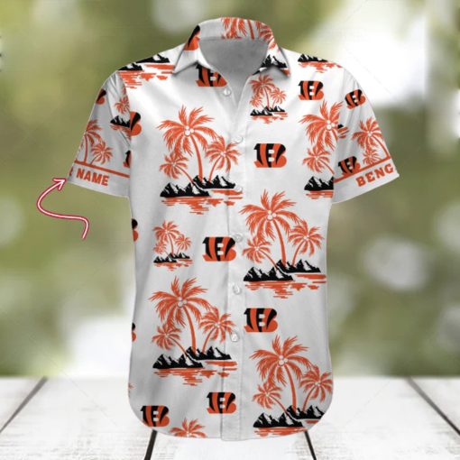 NFL Cincinnati Bengals Palm Tree Tropical Summer Hawaiian Shirt