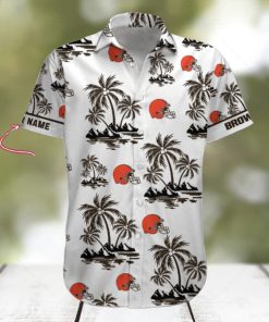 NFL Cleveland Browns Palm Tree Tropical Summer Hawaiian Shirt