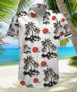 NFL Cleveland Browns Palm Tree Tropical Summer Hawaiian Shirt