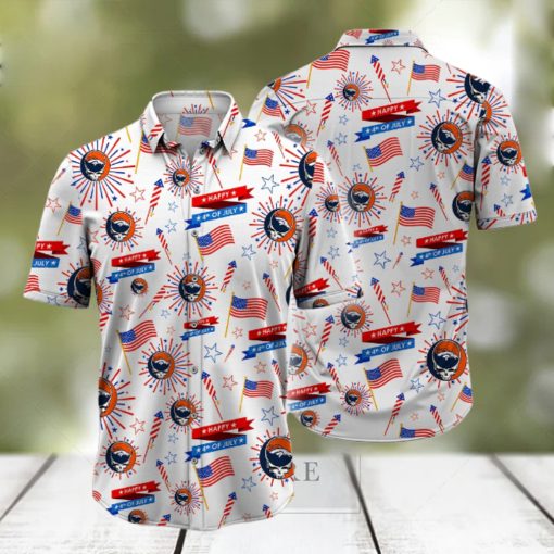 NFL Denver Broncos Grateful Dead Hawaiian Shirt, Grateful Dead Hawaiian Shirt