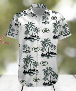 NFL Green Bay Packers Palm Tree Tropical Summer Hawaiian Shirt