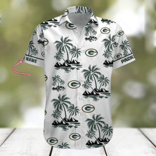 NFL Green Bay Packers Palm Tree Tropical Summer Hawaiian Shirt