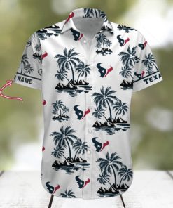 NFL Houston Texans Palm Tree Tropical Summer Hawaiian Shirt