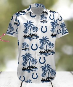 NFL Indianapolis Colts Palm Tree Tropical Summer Hawaiian Shirt