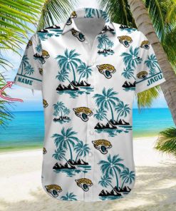 NFL Jacksonville Jaguars Palm Tree Tropical Summer Hawaiian Shirt