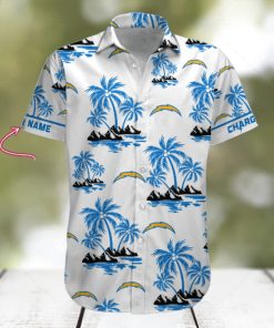 NFL Los Angeles Chargers Palm Tree Tropical Summer Hawaiian Shirt