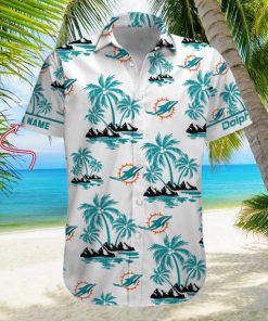 NFL Miami Dolphins Palm Tree Tropical Summer Hawaiian Shirt