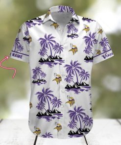 NFL Minnesota Vikings Palm Tree Tropical Summer Hawaiian Shirt