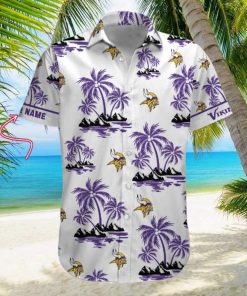 NFL Minnesota Vikings Palm Tree Tropical Summer Hawaiian Shirt