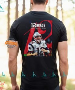NFL New England Patriots Officially Retired The No 12 Tom Brady Jersey Retirement Vintage T Shirt