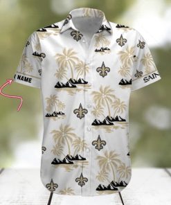 NFL New Orleans Saints Palm Tree Tropical Summer Hawaiian Shirt