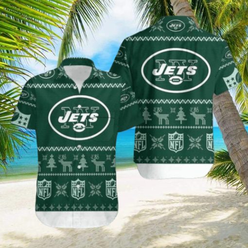 NFL New York Jets For Christmas Hawaiian Shirt And Shorts