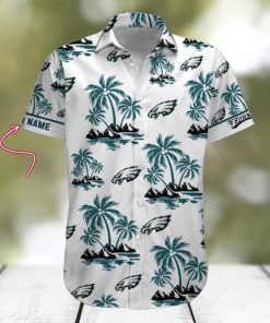 NFL Philadelphia Eagles Palm Tree Tropical Summer Hawaiian Shirt