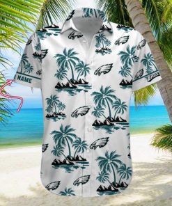 NFL Philadelphia Eagles Palm Tree Tropical Summer Hawaiian Shirt