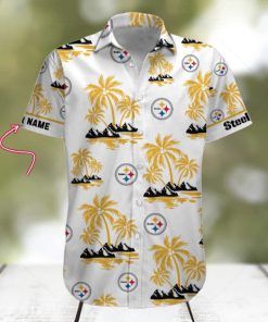 NFL Pittsburgh Steelers Palm Tree Tropical Summer Hawaiian Shirt