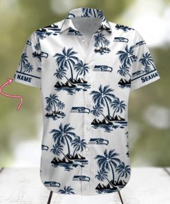 NFL Seattle Seahawks Palm Tree Tropical Summer Hawaiian Shirt