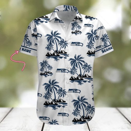 NFL Seattle Seahawks Palm Tree Tropical Summer Hawaiian Shirt