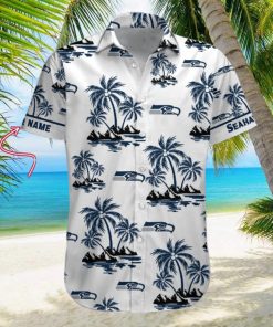 NFL Seattle Seahawks Palm Tree Tropical Summer Hawaiian Shirt