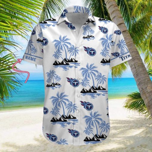 NFL Tennessee Titans Palm Tree Tropical Summer Hawaiian Shirt