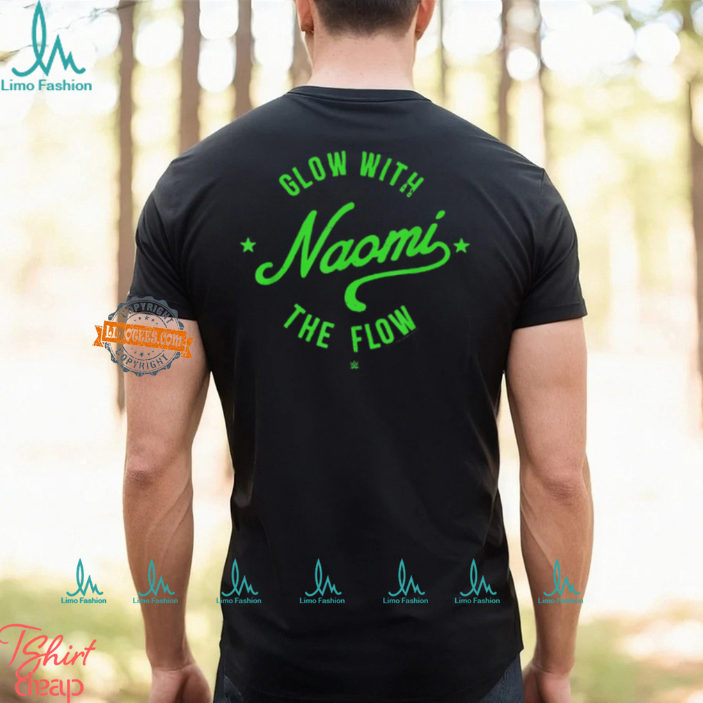Naomi Glow with the Flow Black T shirt Naomi Glow with the Flow Black T shirt
