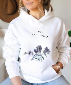 Nature in design printed t shirt
