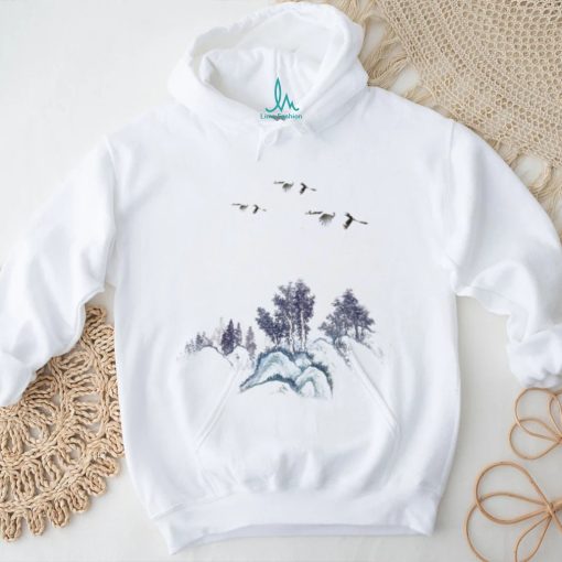 Nature in design printed t shirt